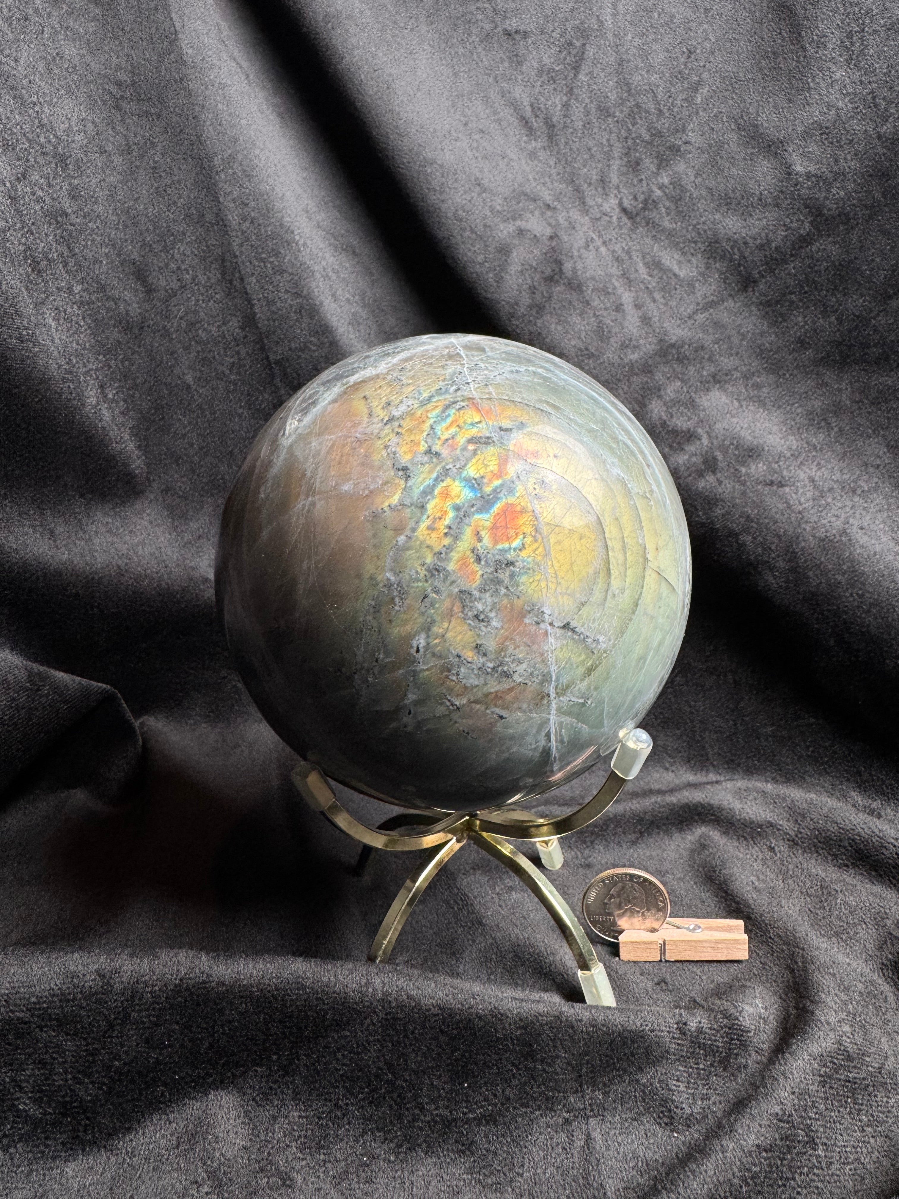 Large Labradorite Sphere