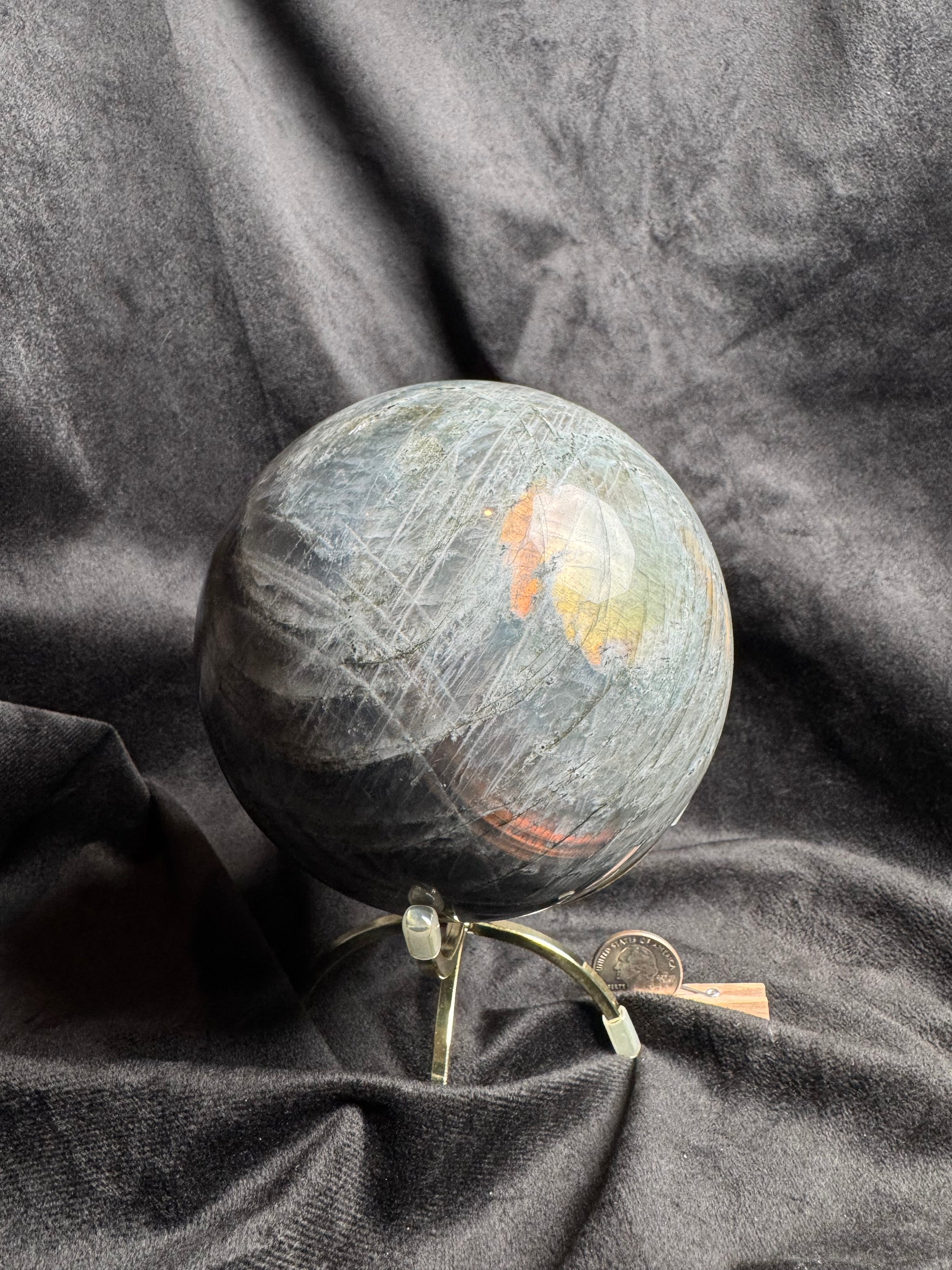Large Labradorite Sphere
