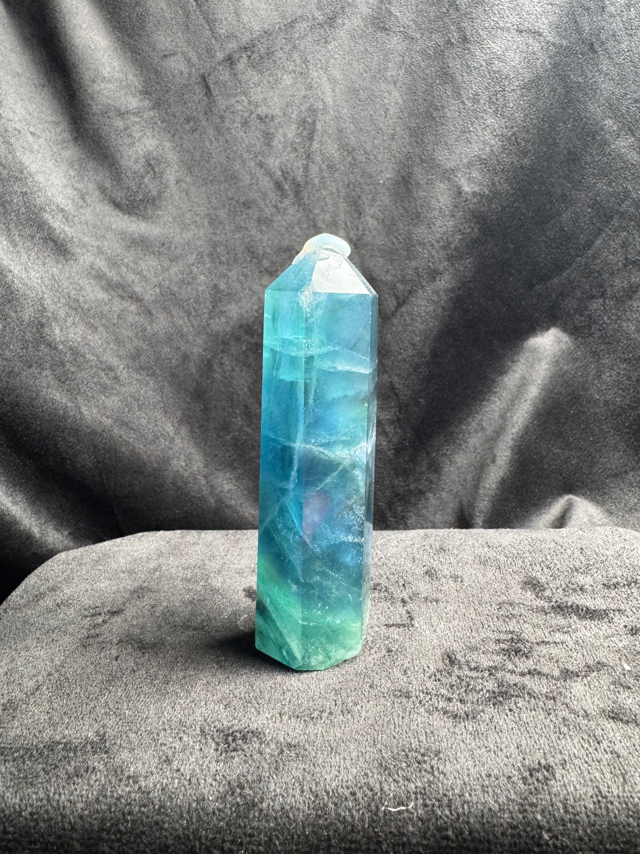 Blue Green Fluorite Tower