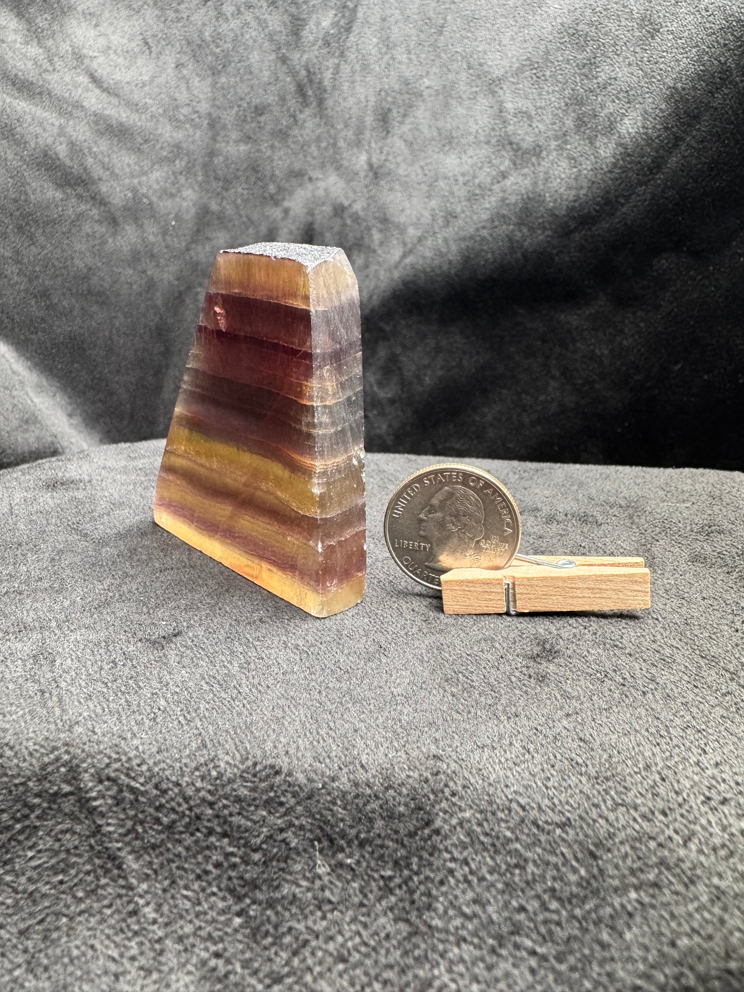 Rainbow Fluorite Slab