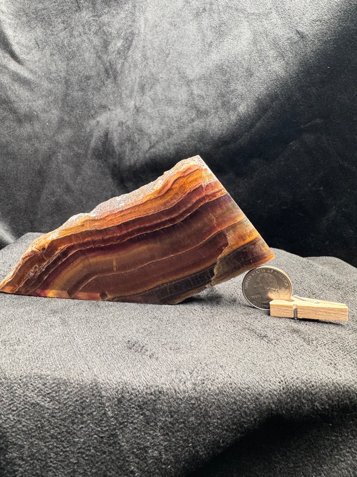 Rainbow Fluorite Slab
