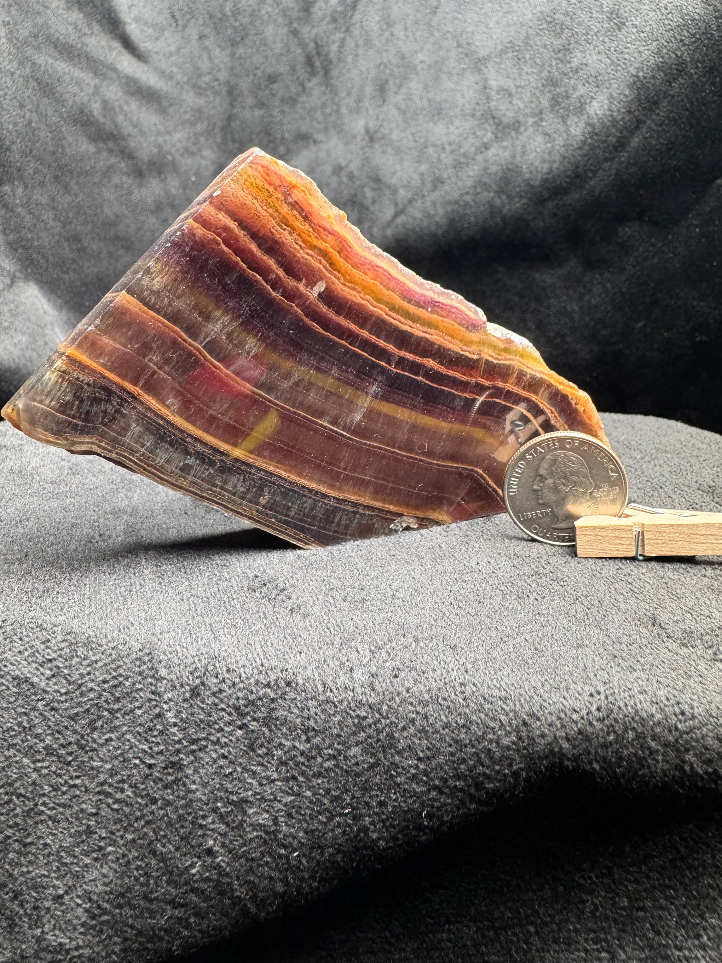 Rainbow Fluorite Slab