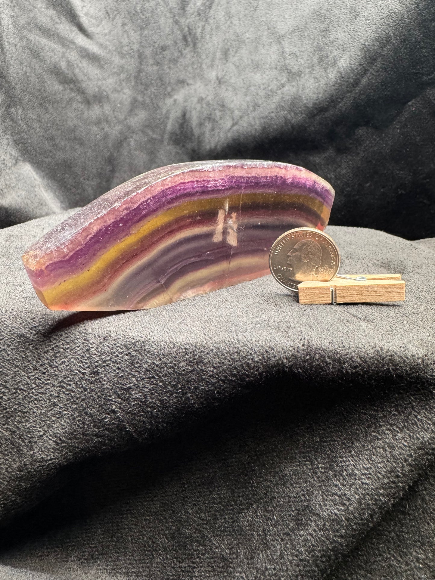 Rainbow Fluorite Slab