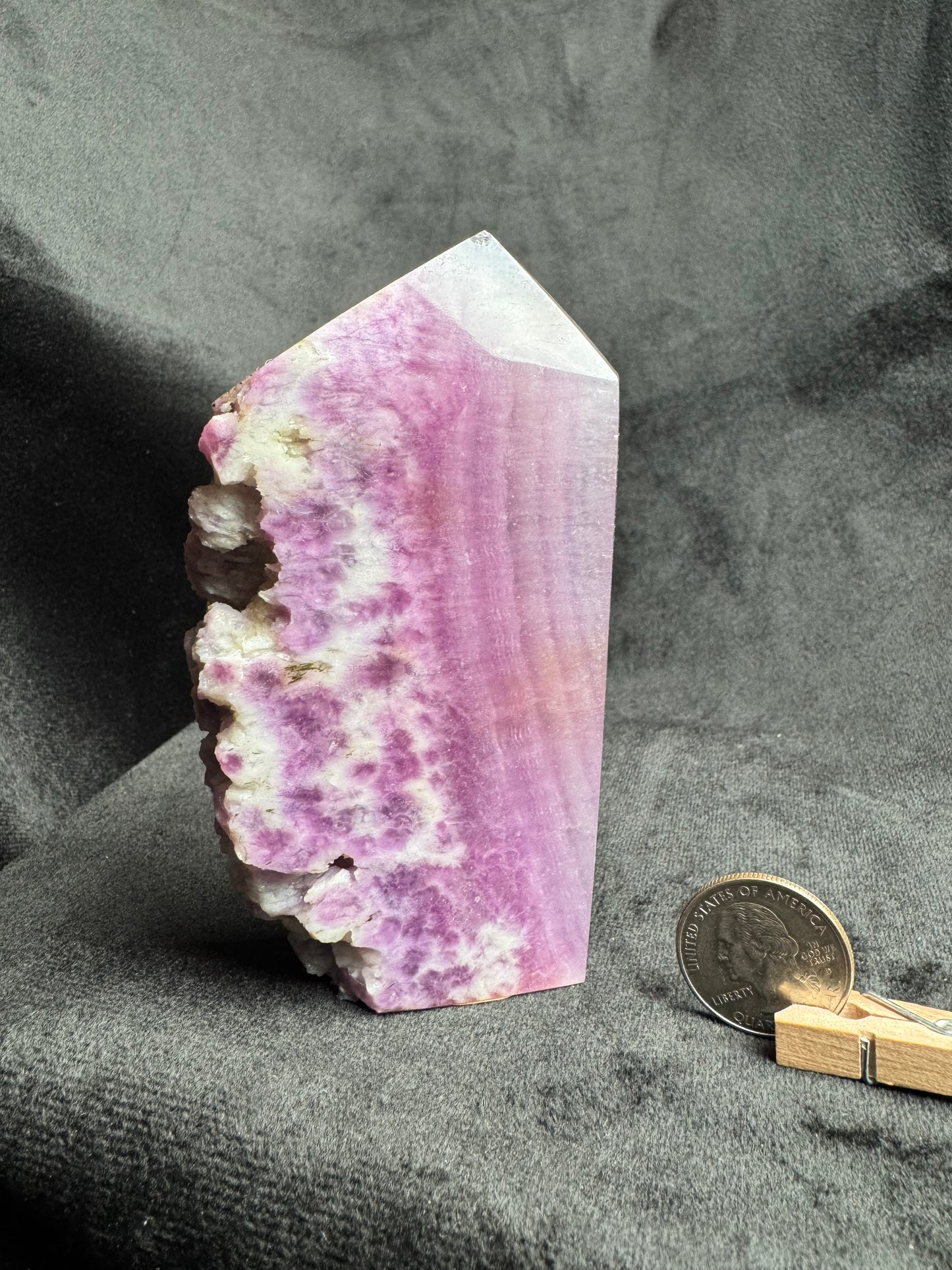 Fluorite Tower Semi Polished
