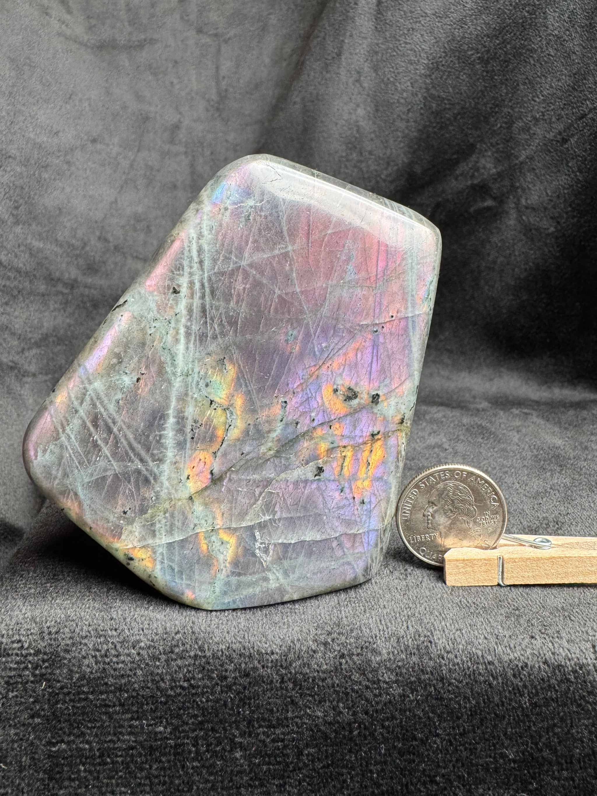 Purple Flash Labradorite Freeform