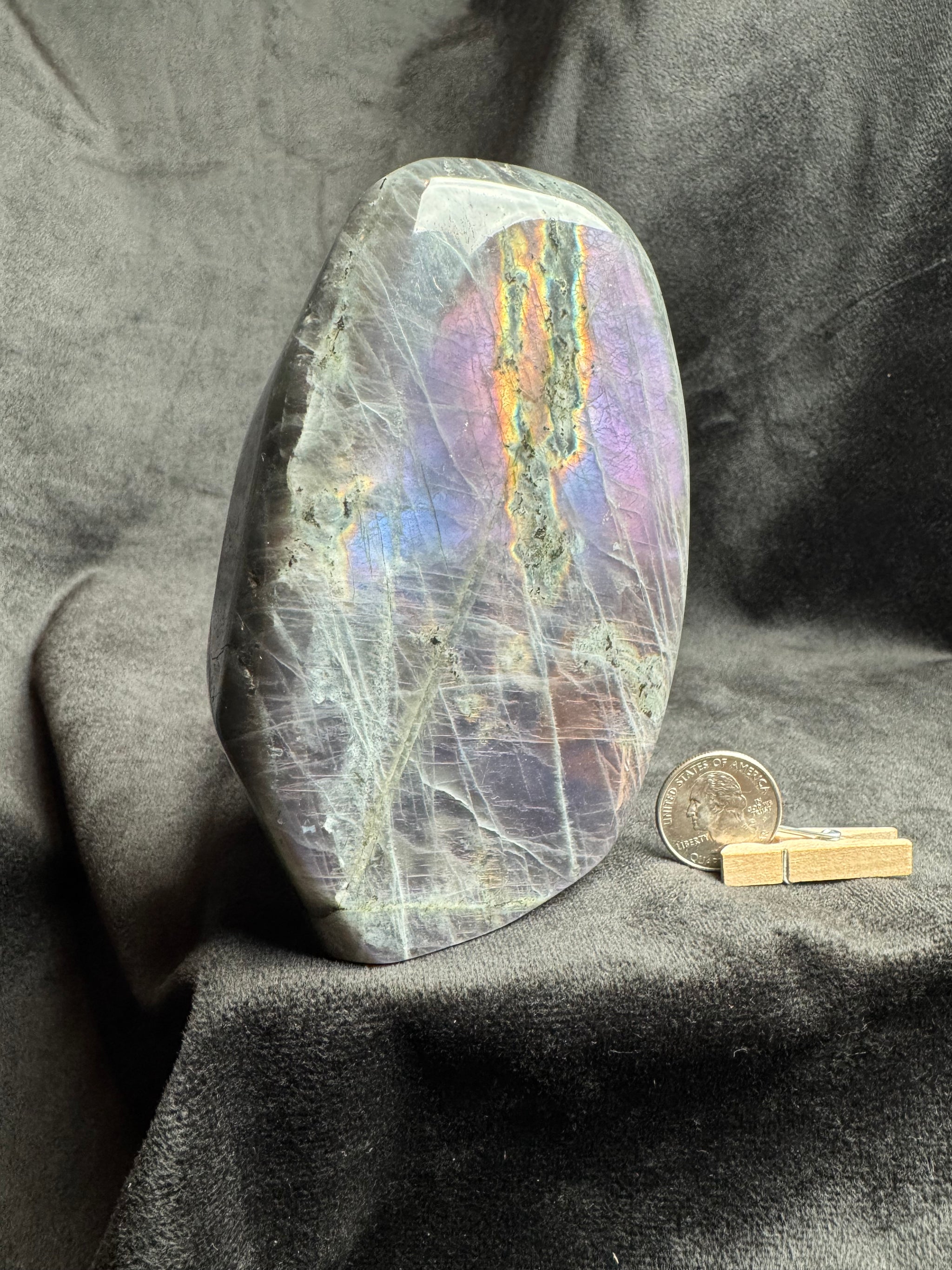Purple Flash Labradorite Freeform