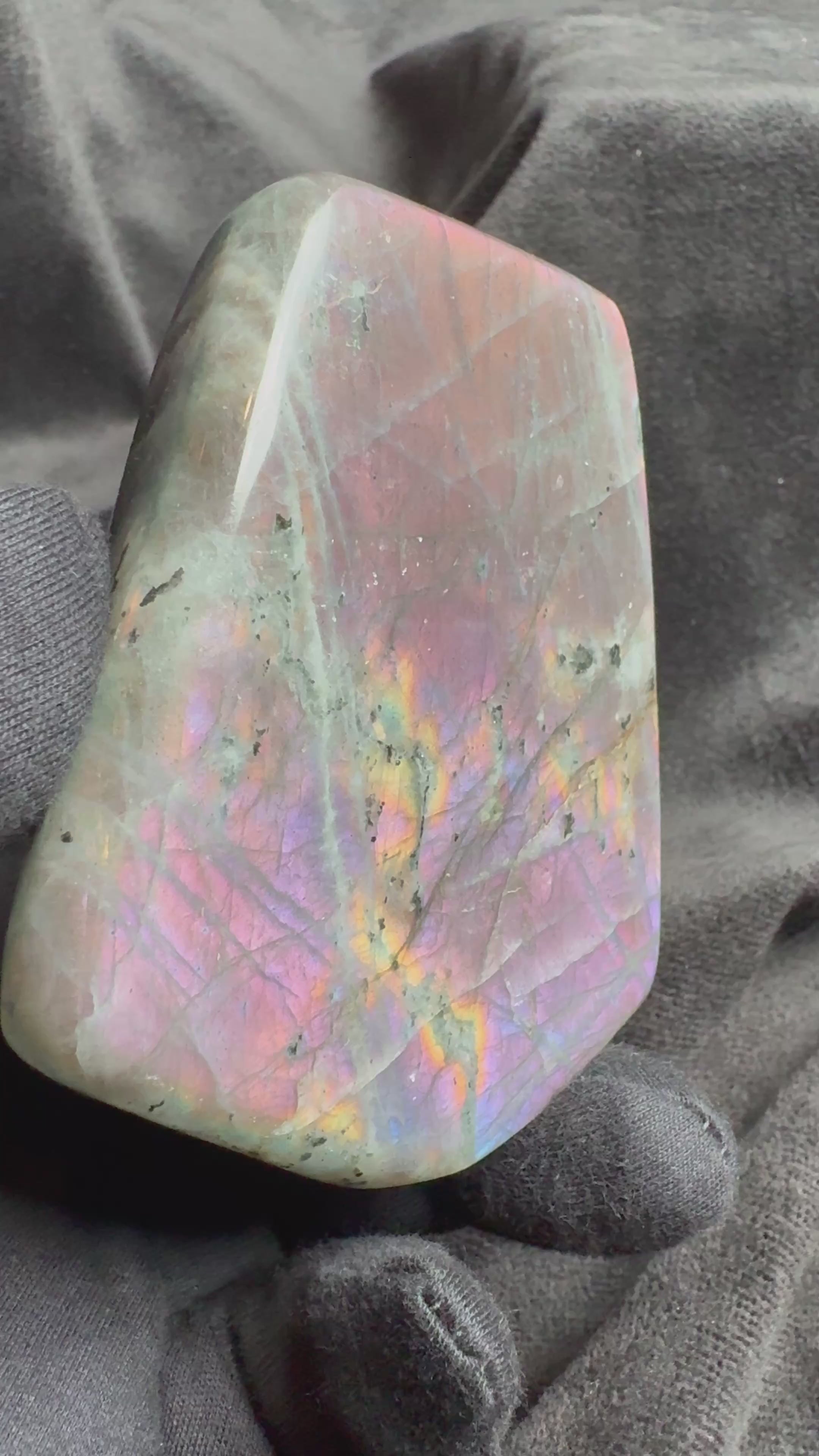 Purple Flash Labradorite Freeform