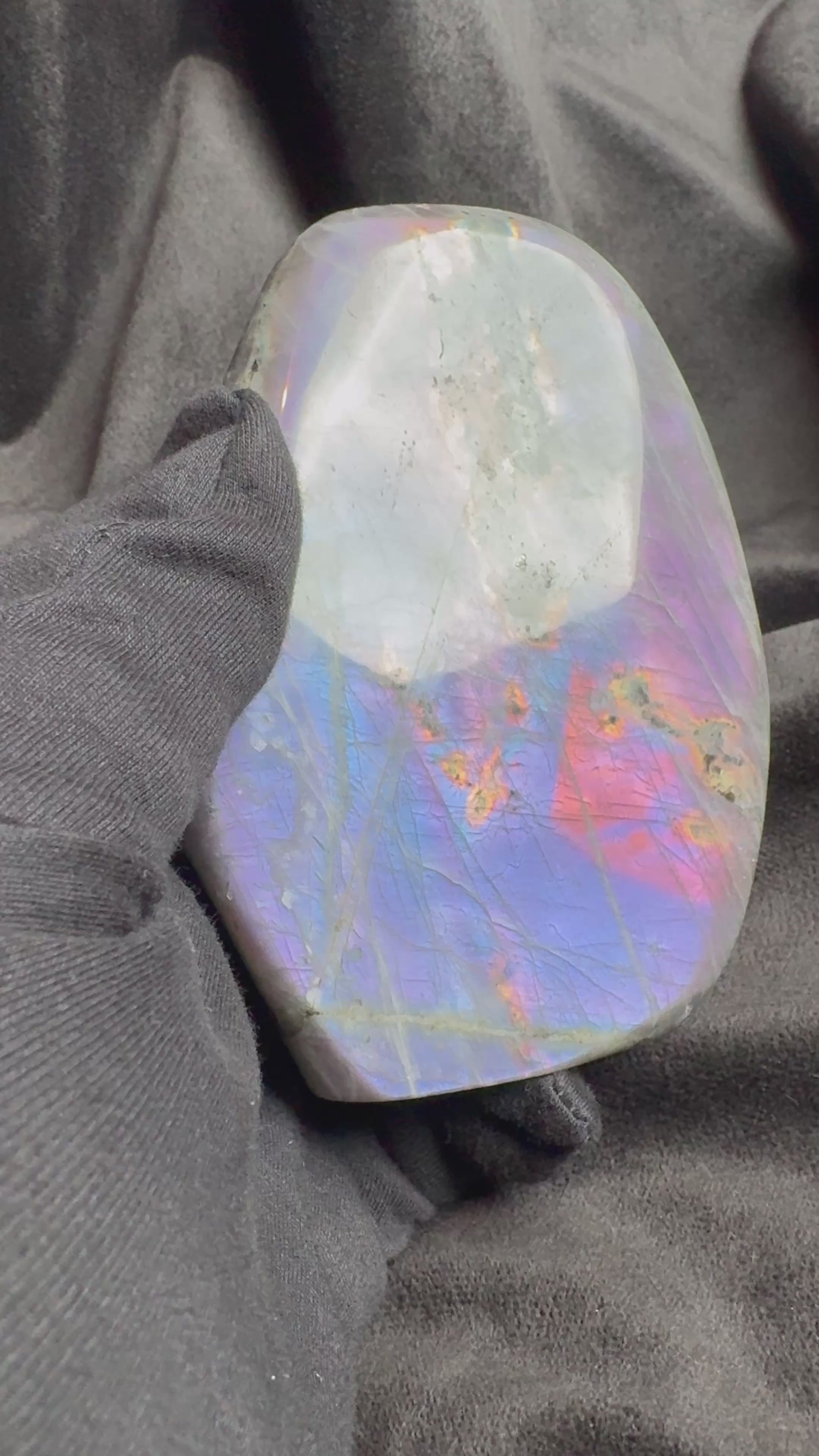 Purple Flash Labradorite Freeform